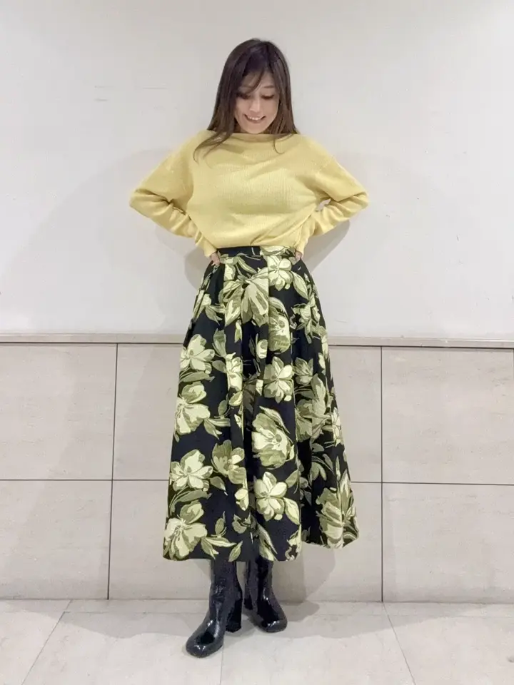 GRACE CONTINENTAL yukimi yonee コーディネート画像