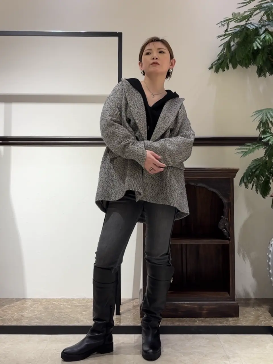 GRACE CONTINENTAL N.YURI コーディネート画像