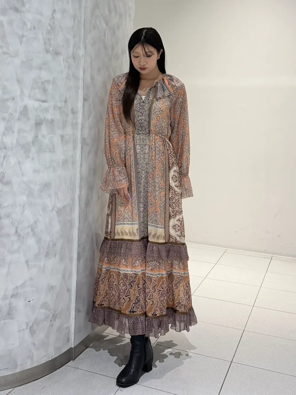 GRACE CONTINENTAL 桃子 コーディネート画像