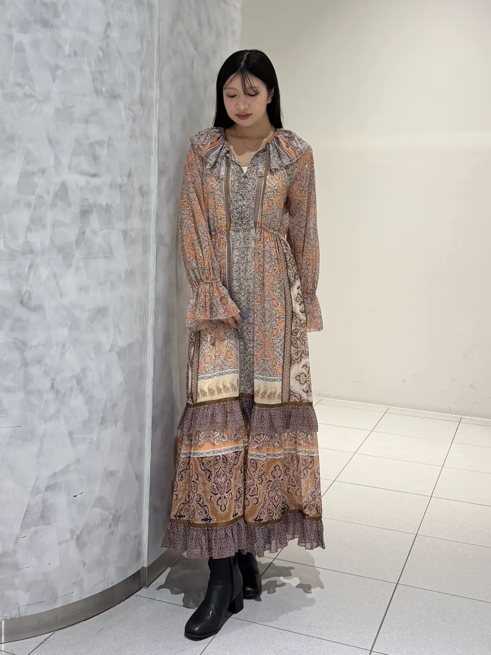 GRACE CONTINENTAL 桃子 コーディネート画像