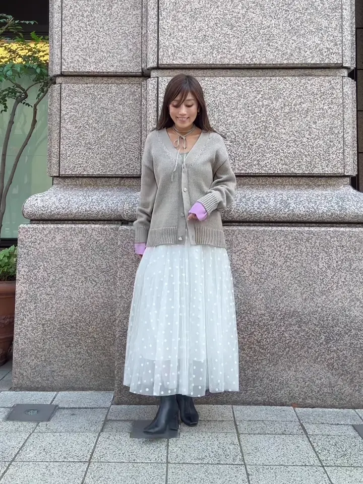 GRACE CONTINENTAL yukimi yonee コーディネート画像