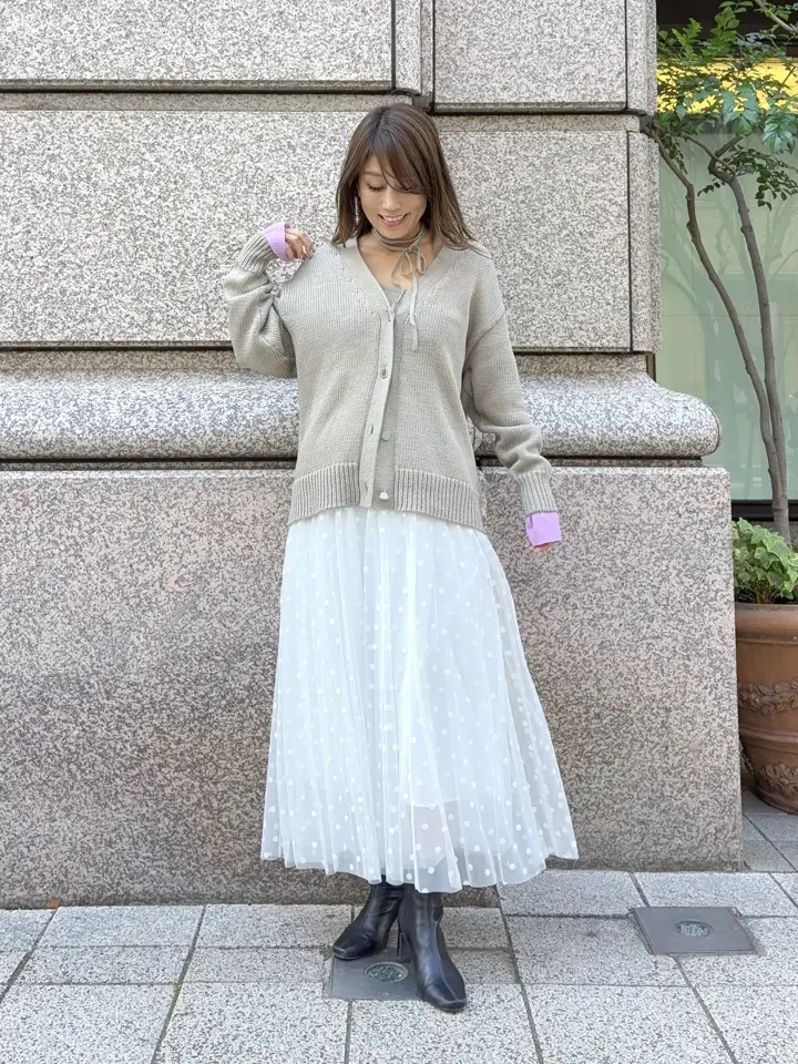 GRACE CONTINENTAL yukimi yonee コーディネート画像