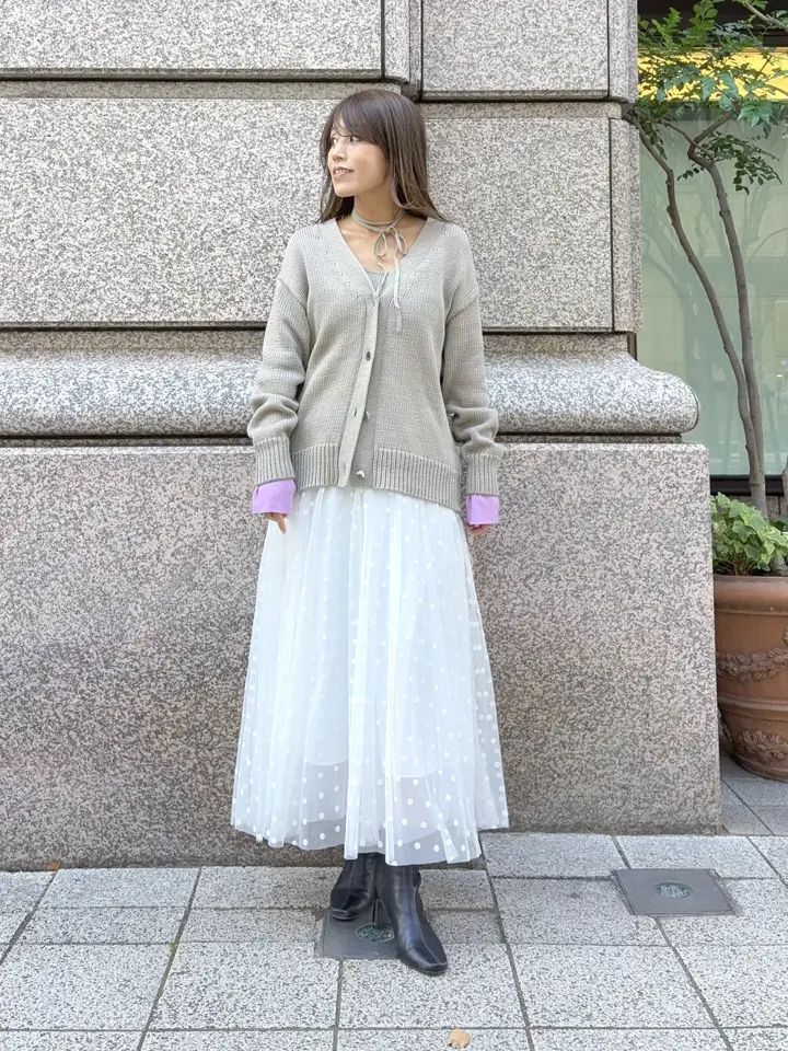 GRACE CONTINENTAL yukimi yonee コーディネート画像