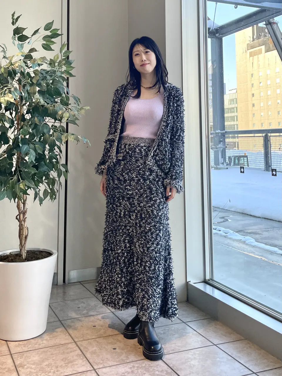 GRACE CONTINENTAL 端場　わかな コーディネート画像