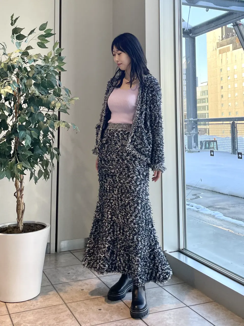 GRACE CONTINENTAL 端場　わかな コーディネート画像