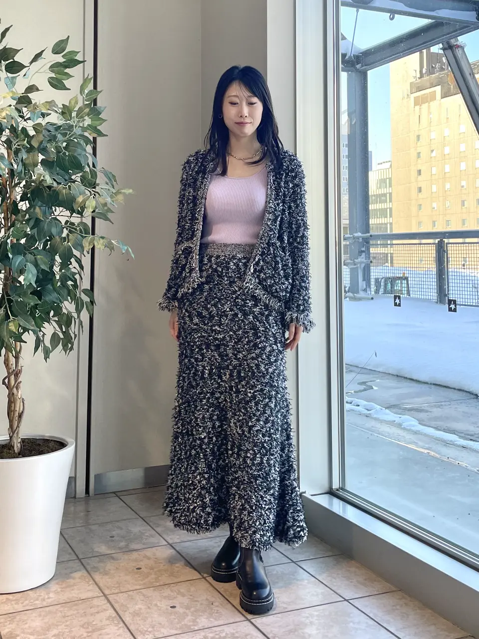 GRACE CONTINENTAL 端場　わかな コーディネート画像