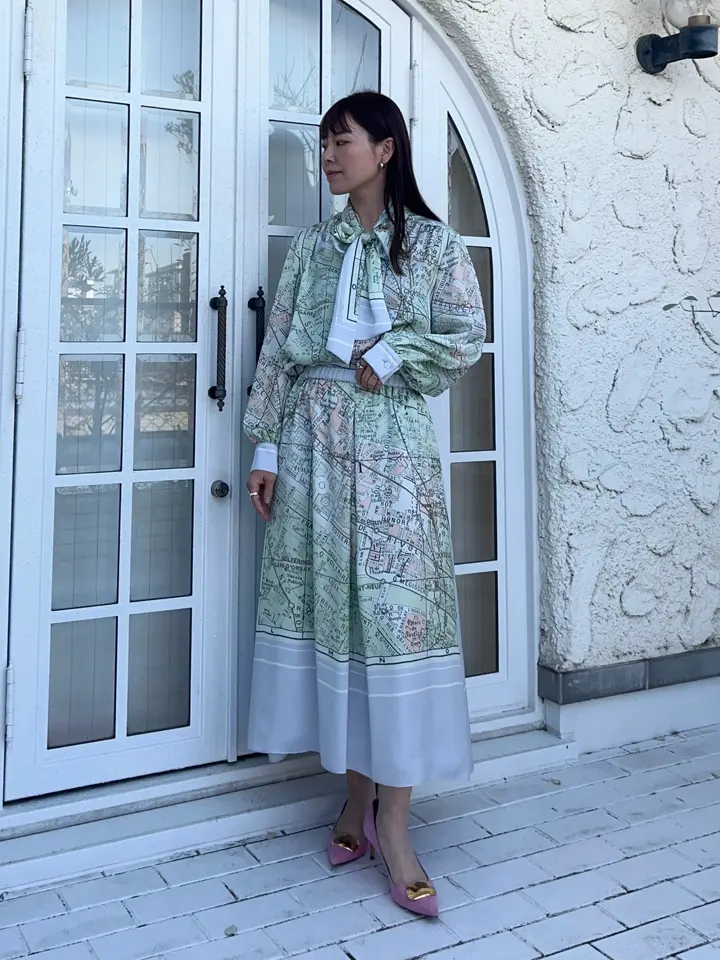 GRACE CONTINENTAL 古川温子 コーディネート画像