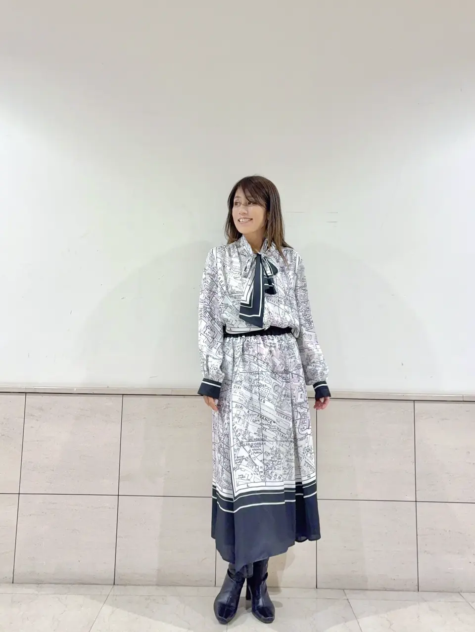 GRACE CONTINENTAL yukimi yonee コーディネート画像