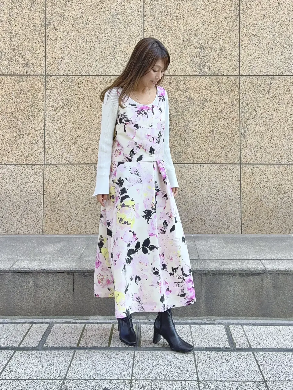 GRACE CONTINENTAL yukimi yonee コーディネート画像