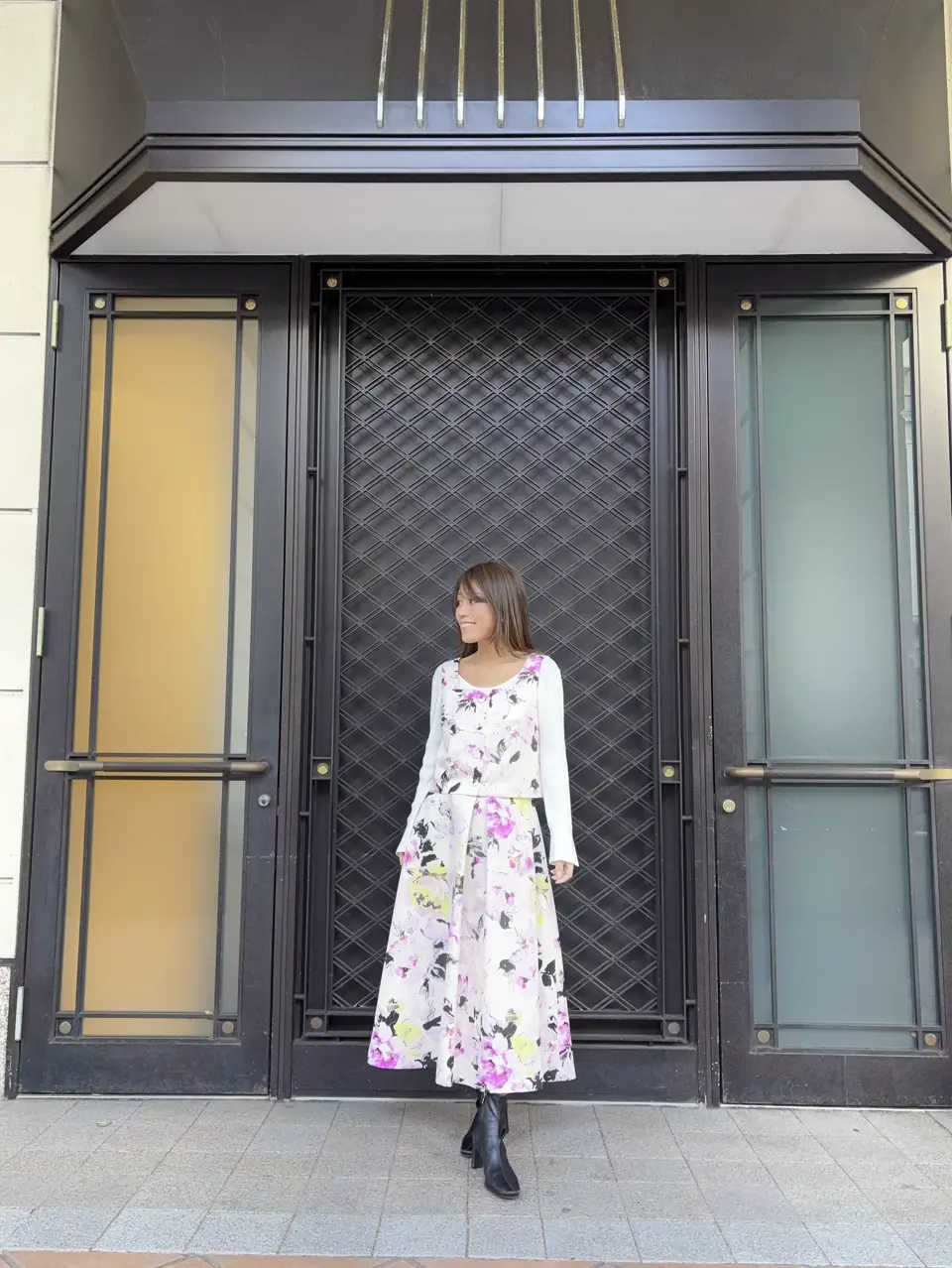 GRACE CONTINENTAL yukimi yonee コーディネート画像