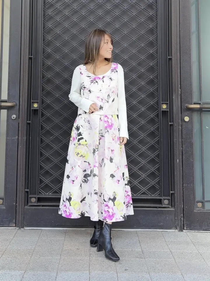 GRACE CONTINENTAL yukimi yonee コーディネート画像