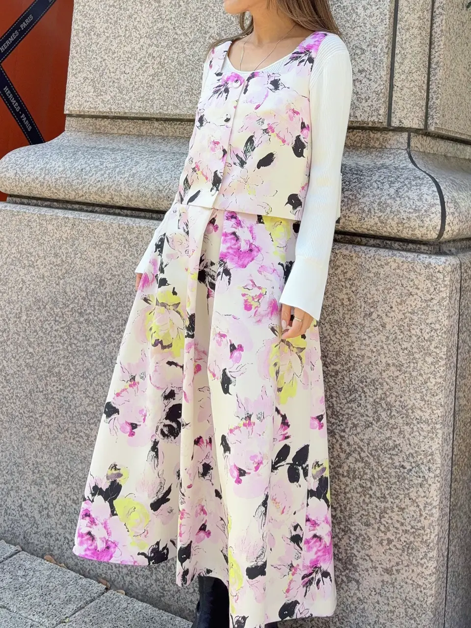 GRACE CONTINENTAL yukimi yonee コーディネート画像