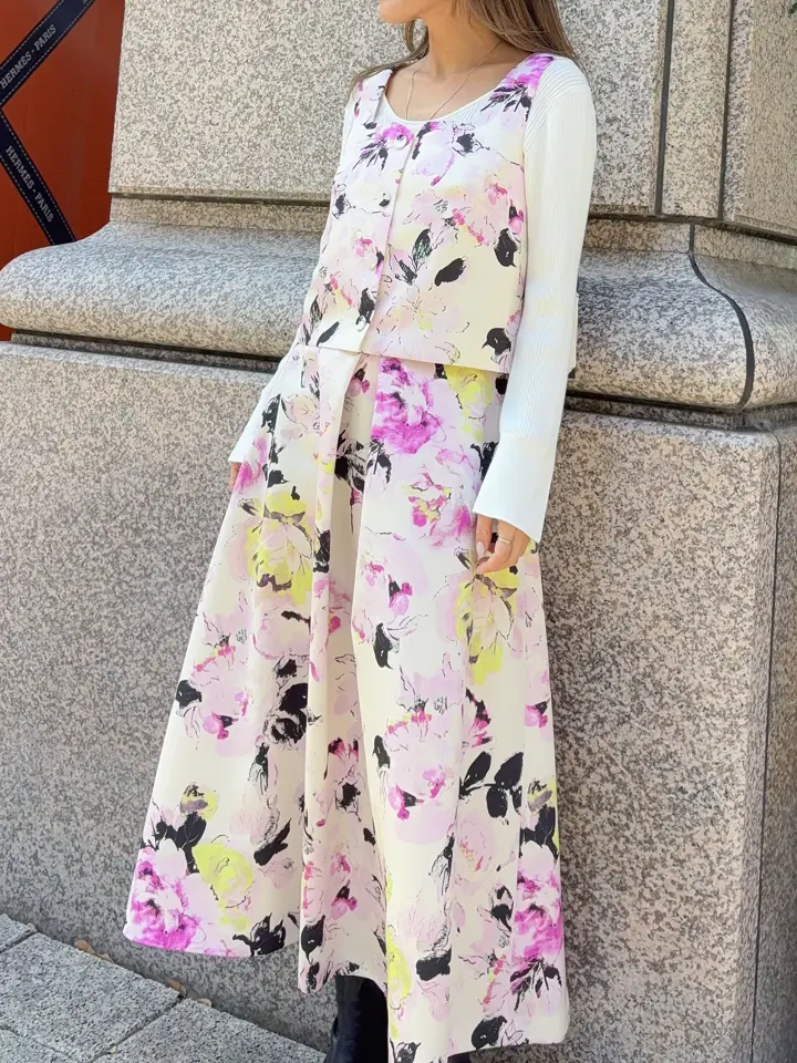 GRACE CONTINENTAL yukimi yonee コーディネート画像