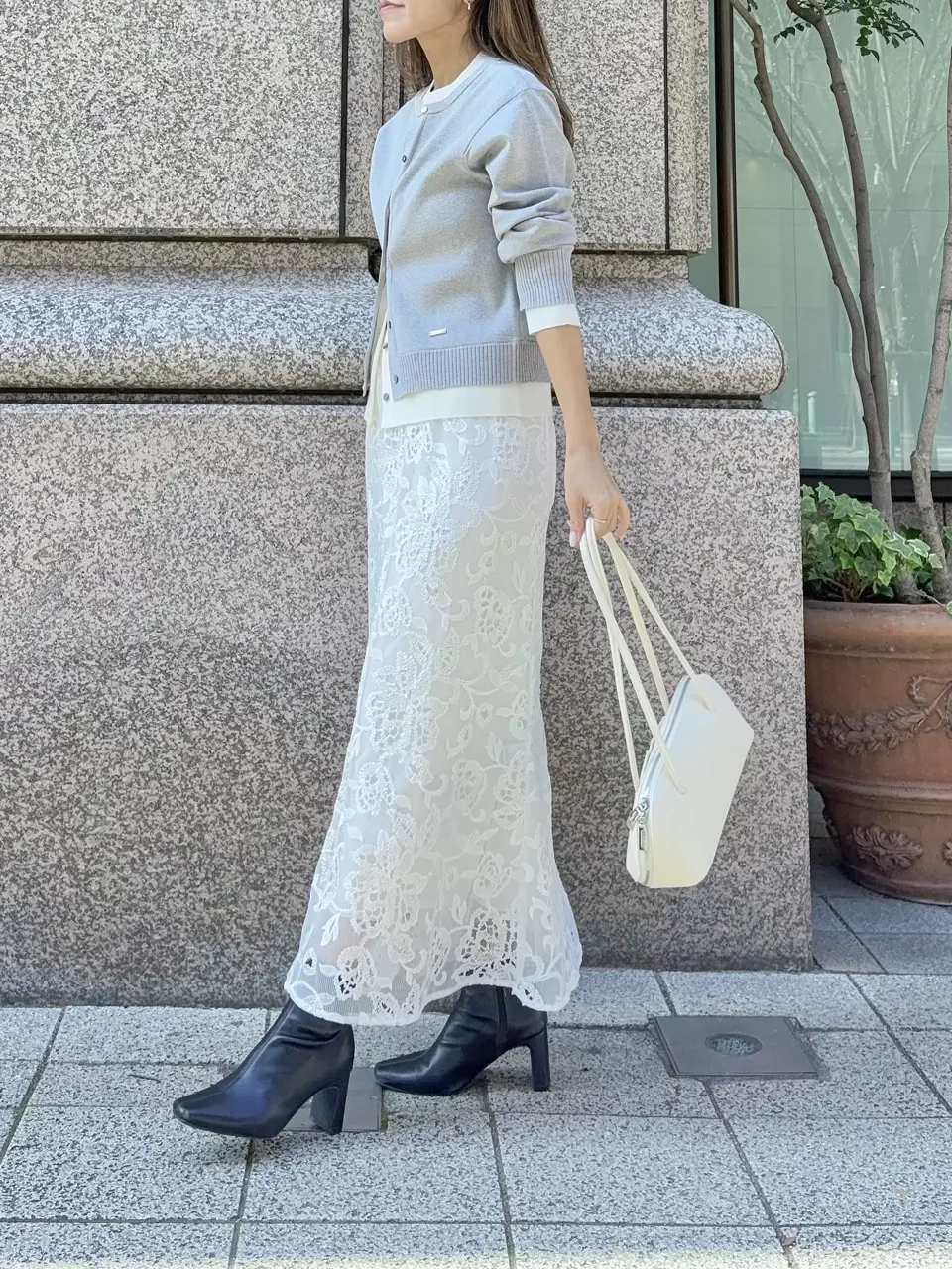 GRACE CONTINENTAL yukimi yonee コーディネート画像