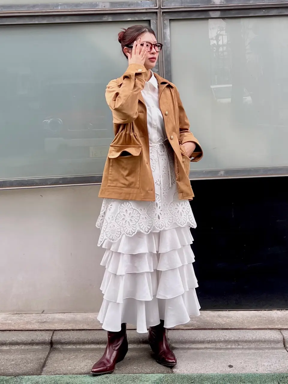 GRACE CONTINENTAL NORIA コーディネート画像