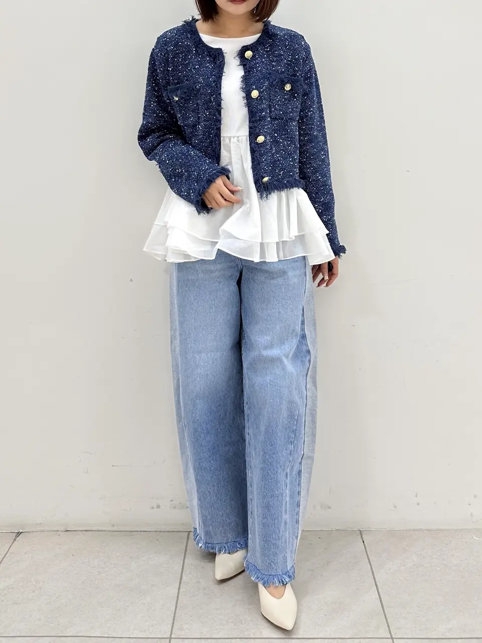 GRACE CONTINENTAL MORITA AI コーディネート画像