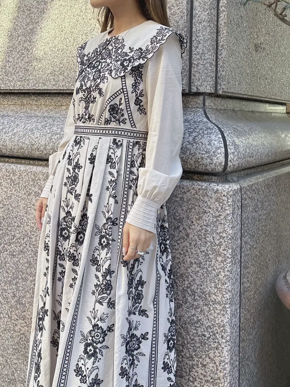 GRACE CONTINENTAL yukimi yonee コーディネート画像