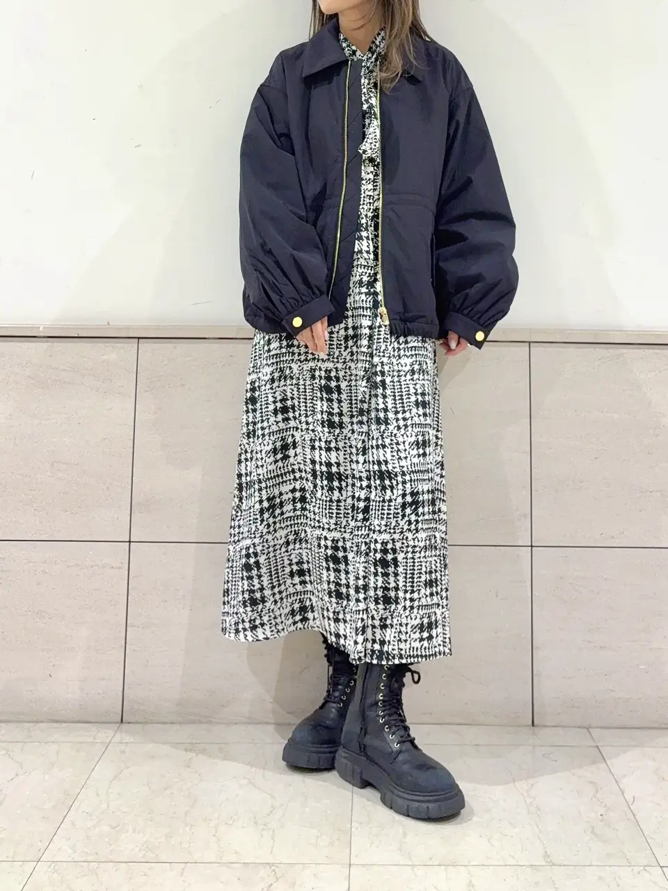 GRACE CONTINENTAL yukimi yonee コーディネート画像