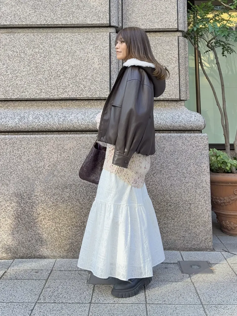 GRACE CONTINENTAL yukimi yonee コーディネート画像