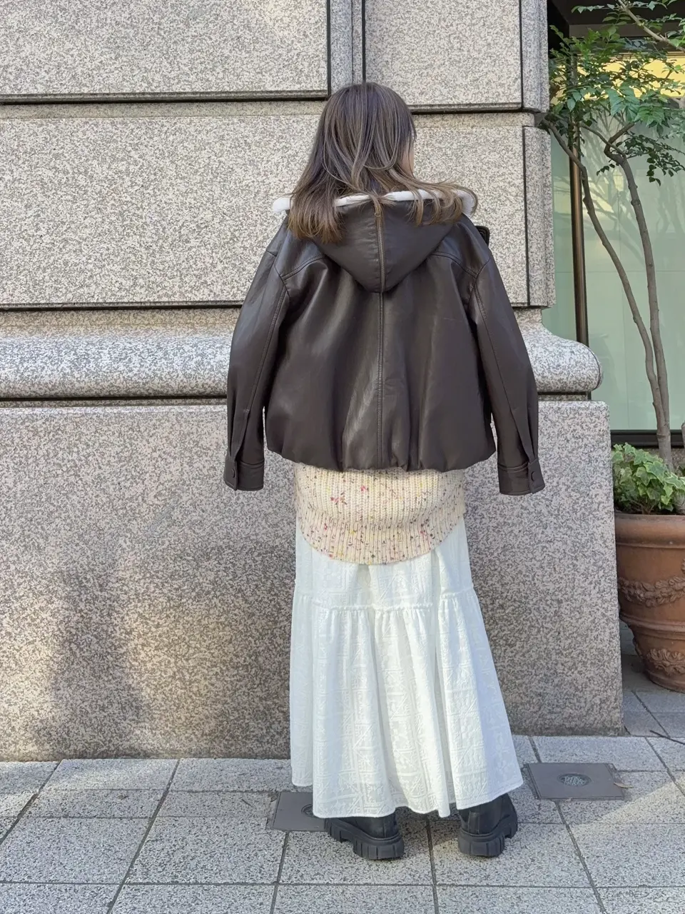 GRACE CONTINENTAL yukimi yonee コーディネート画像