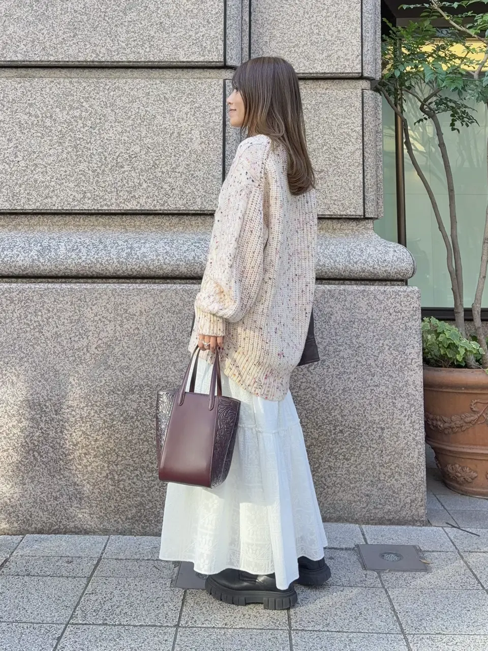 GRACE CONTINENTAL yukimi yonee コーディネート画像