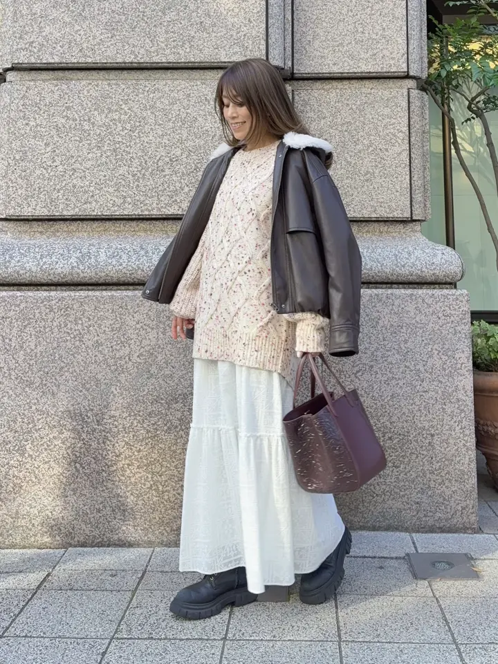 GRACE CONTINENTAL yukimi yonee コーディネート画像