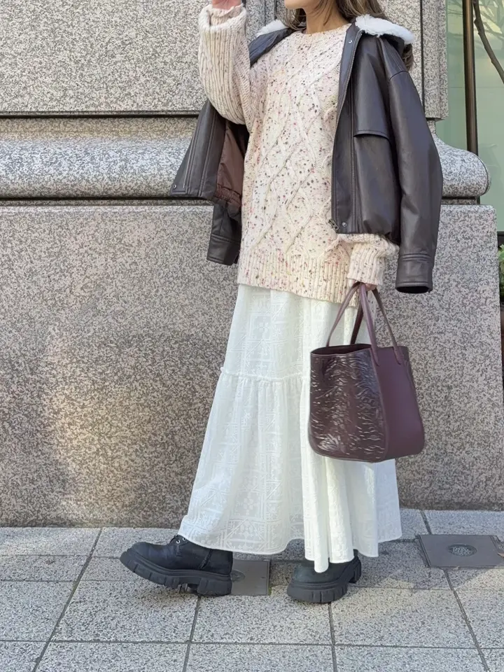 GRACE CONTINENTAL yukimi yonee コーディネート画像