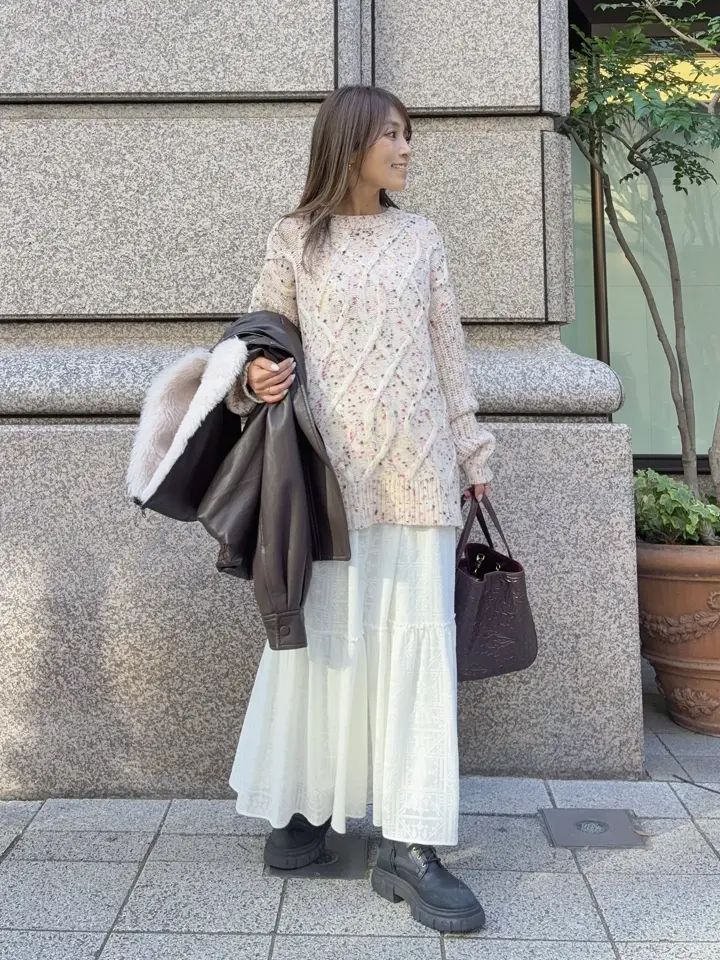 GRACE CONTINENTAL yukimi yonee コーディネート画像