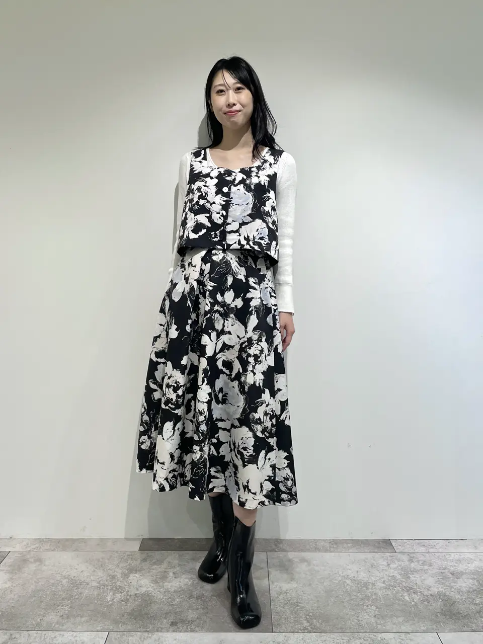  端場　わかな コーディネート画像