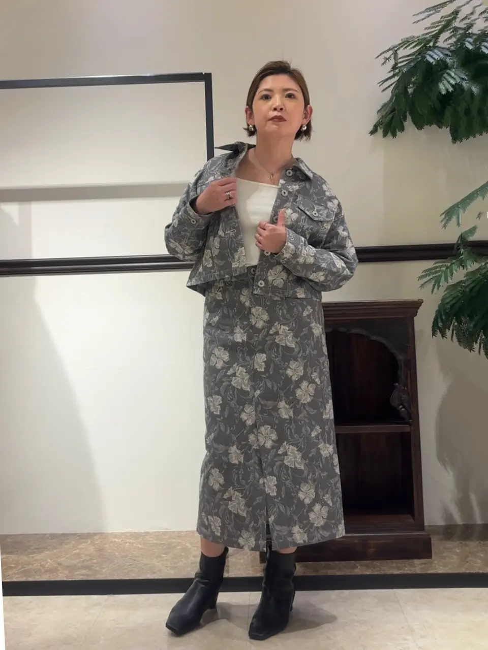 GRACE CONTINENTAL N.YURI コーディネート画像