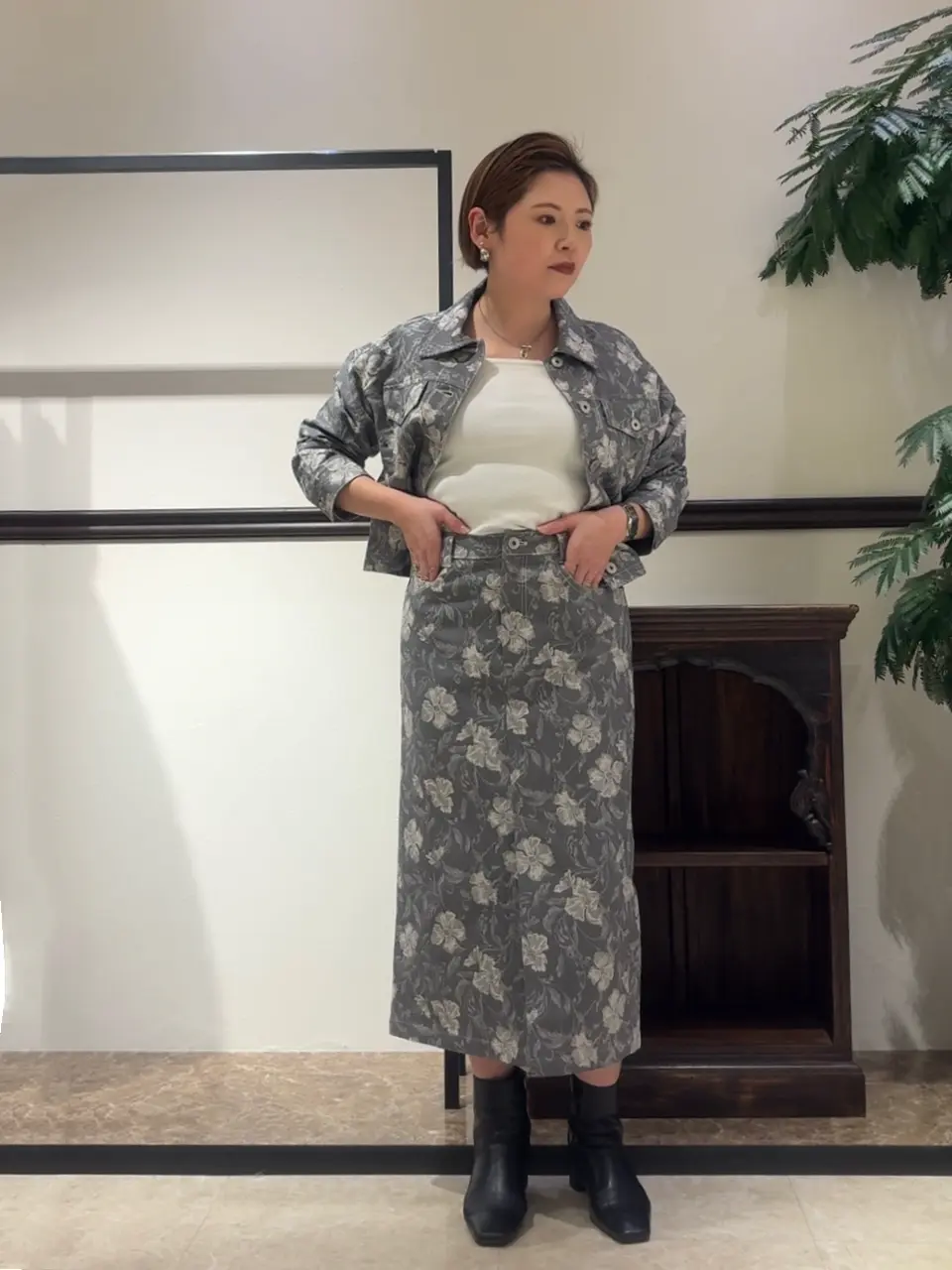 GRACE CONTINENTAL N.YURI コーディネート画像