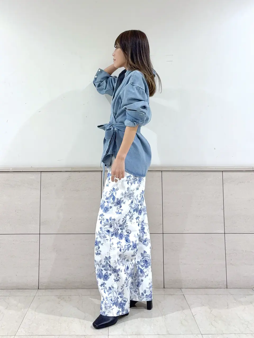 GRACE CONTINENTAL yukimi yonee コーディネート画像