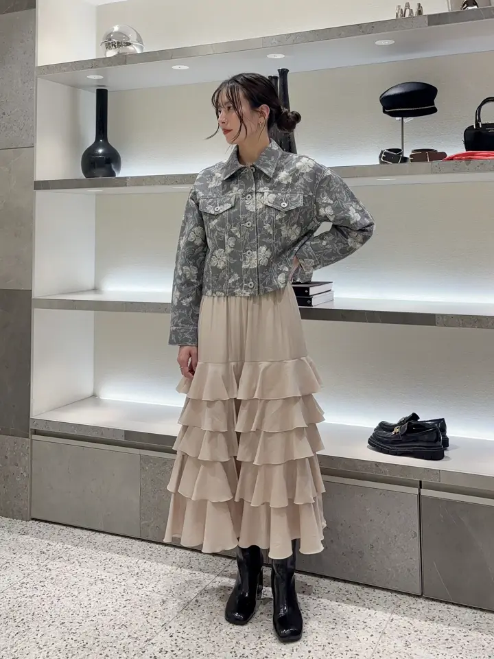 GRACE CONTINENTAL Hikaru Okada コーディネート画像