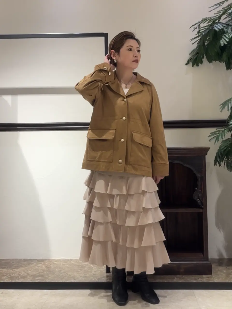 GRACE CONTINENTAL N.YURI コーディネート画像