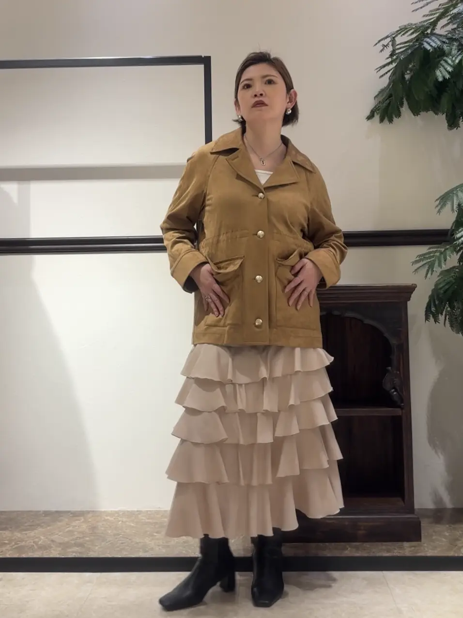 GRACE CONTINENTAL N.YURI コーディネート画像