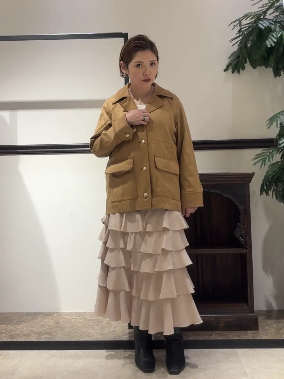 GRACE CONTINENTAL N.YURI コーディネート画像