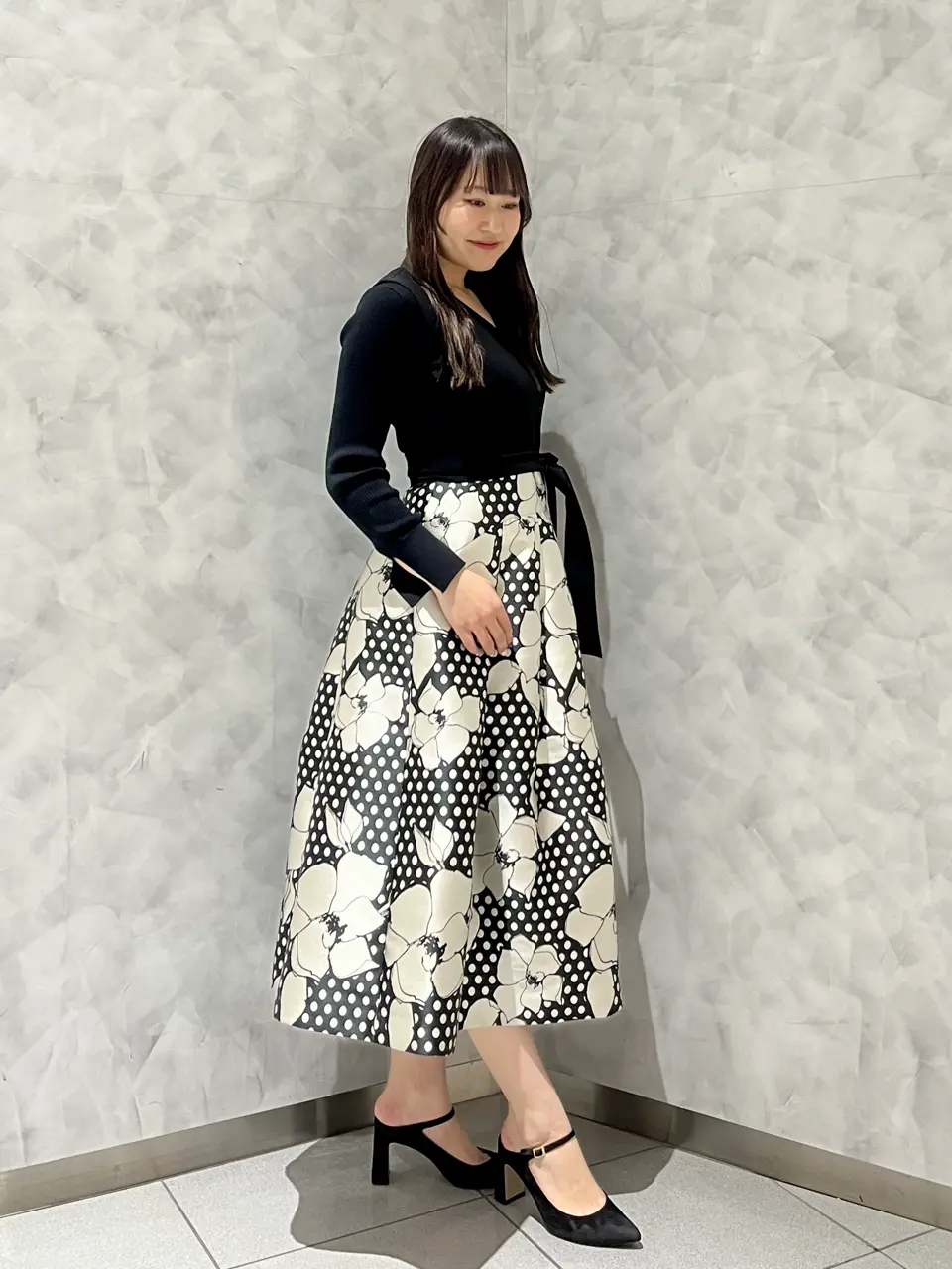 GRACE CONTINENTAL 根本　紗良 コーディネート画像