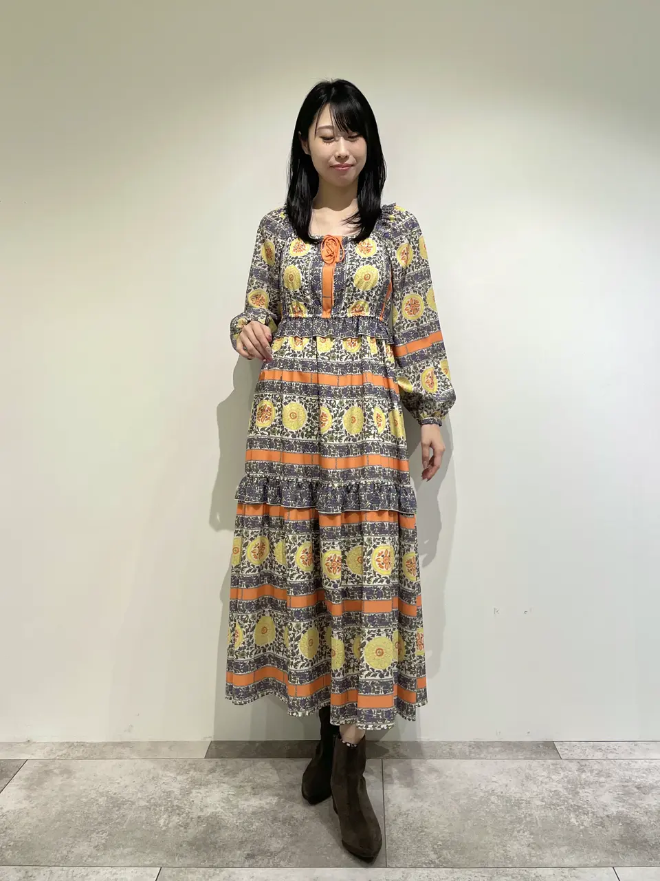  端場　わかな コーディネート画像