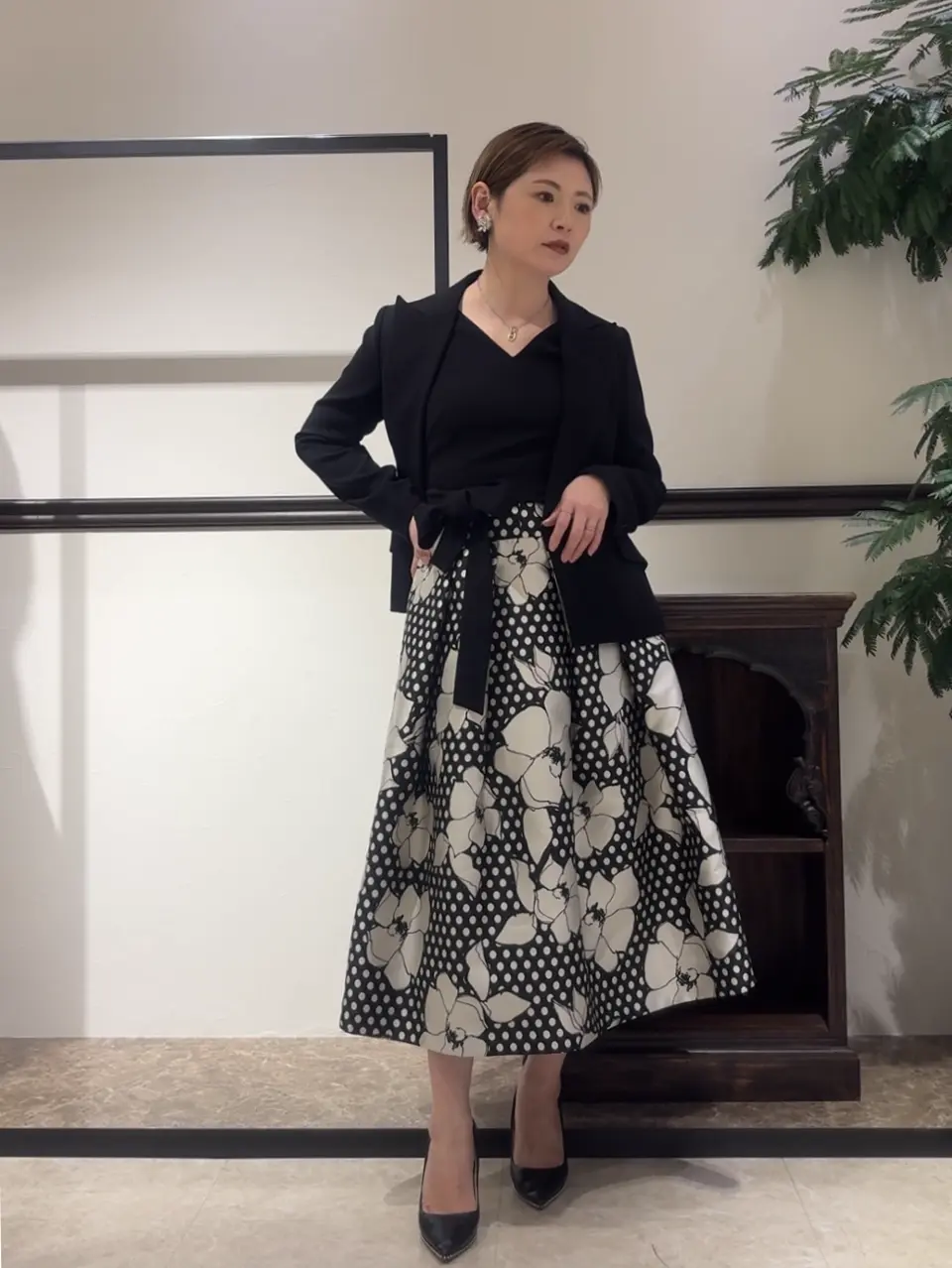 GRACE CONTINENTAL N.YURI コーディネート画像