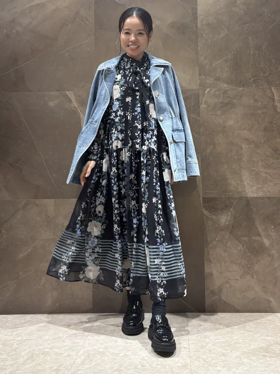 GRACE CONTINENTAL 穐山　香織 コーディネート画像