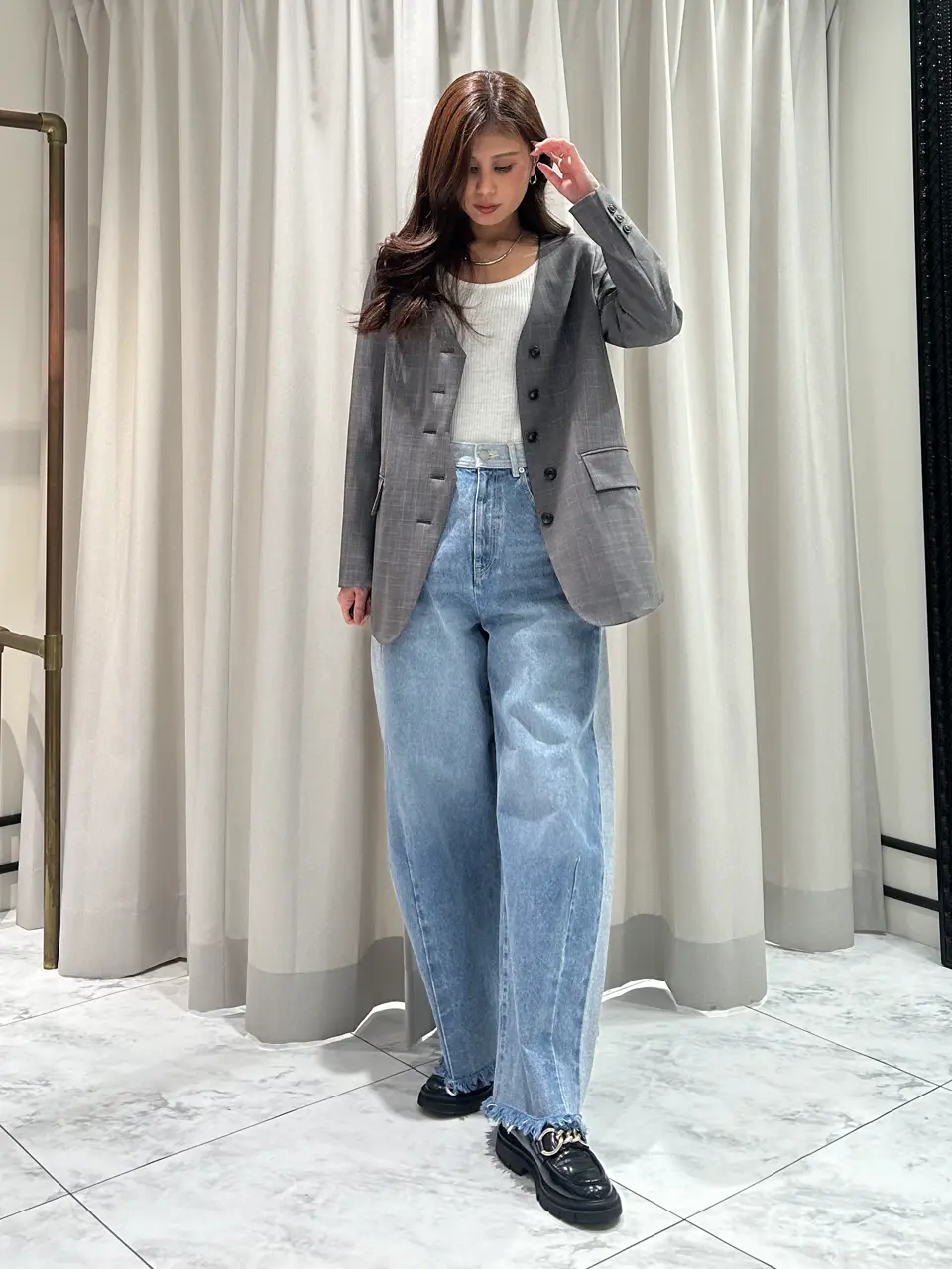 GRACE CONTINENTAL 志田　悠 コーディネート画像