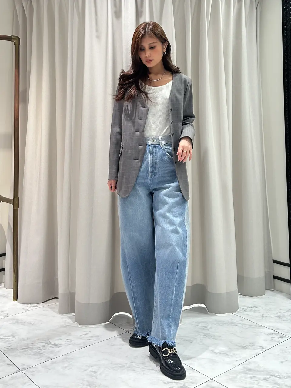 GRACE CONTINENTAL 志田　悠 コーディネート画像