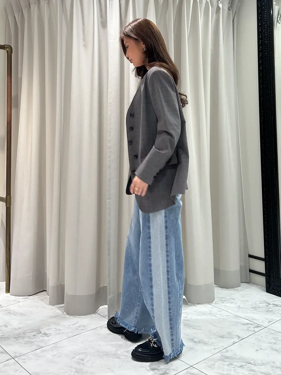 GRACE CONTINENTAL 志田　悠 コーディネート画像