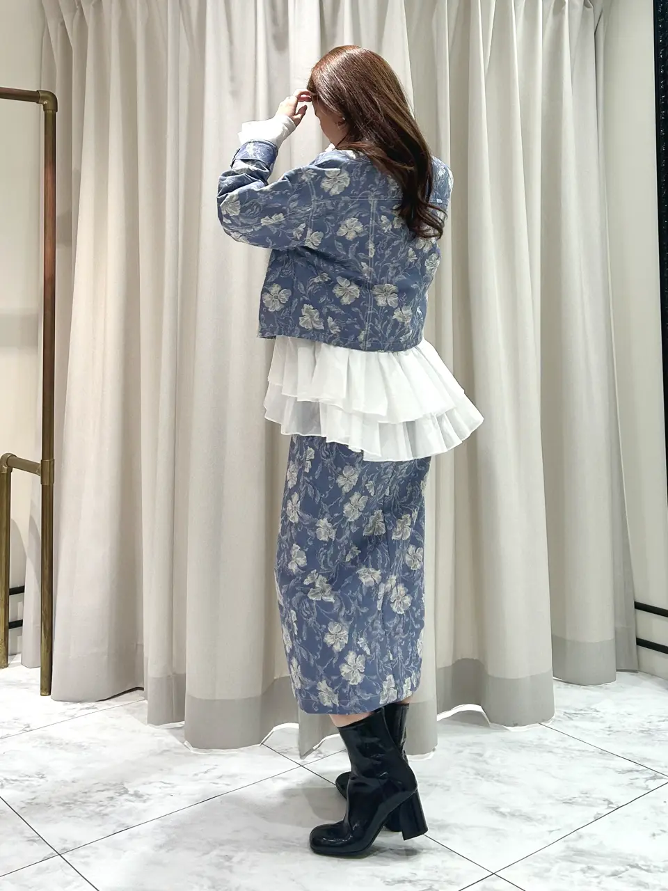 GRACE CONTINENTAL 志田　悠 コーディネート画像