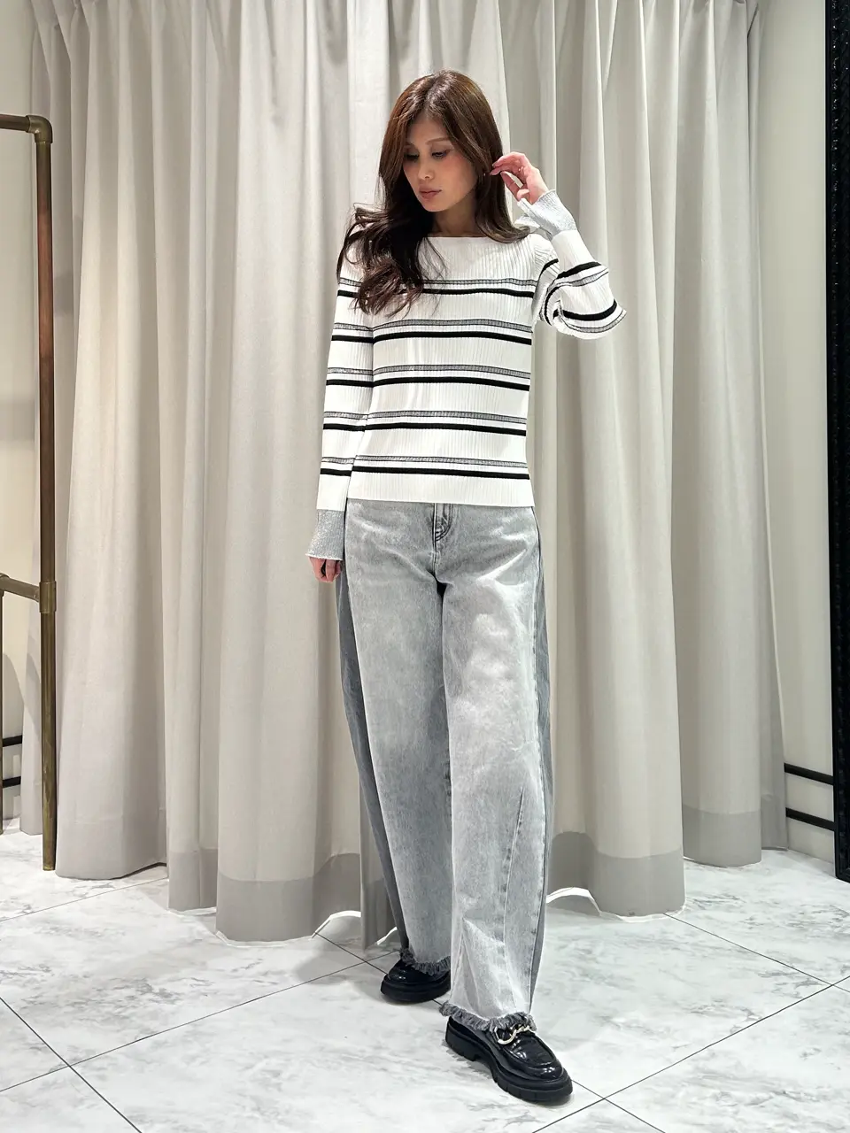 GRACE CONTINENTAL 志田　悠 コーディネート画像