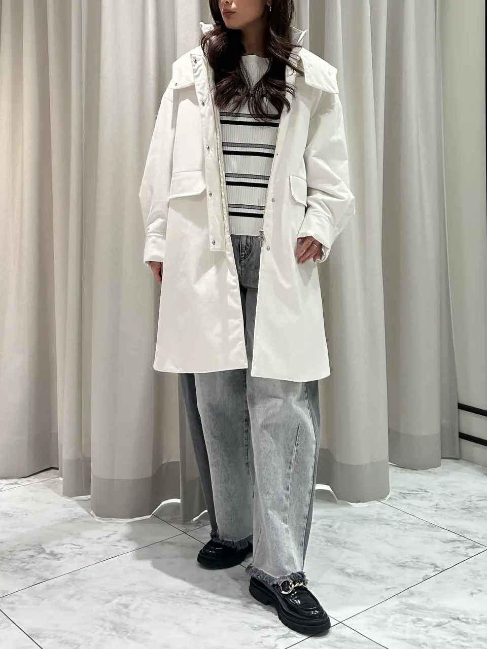 GRACE CONTINENTAL 志田　悠 コーディネート画像