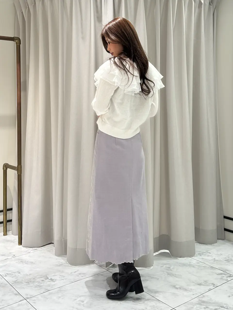 GRACE CONTINENTAL 志田　悠 コーディネート画像