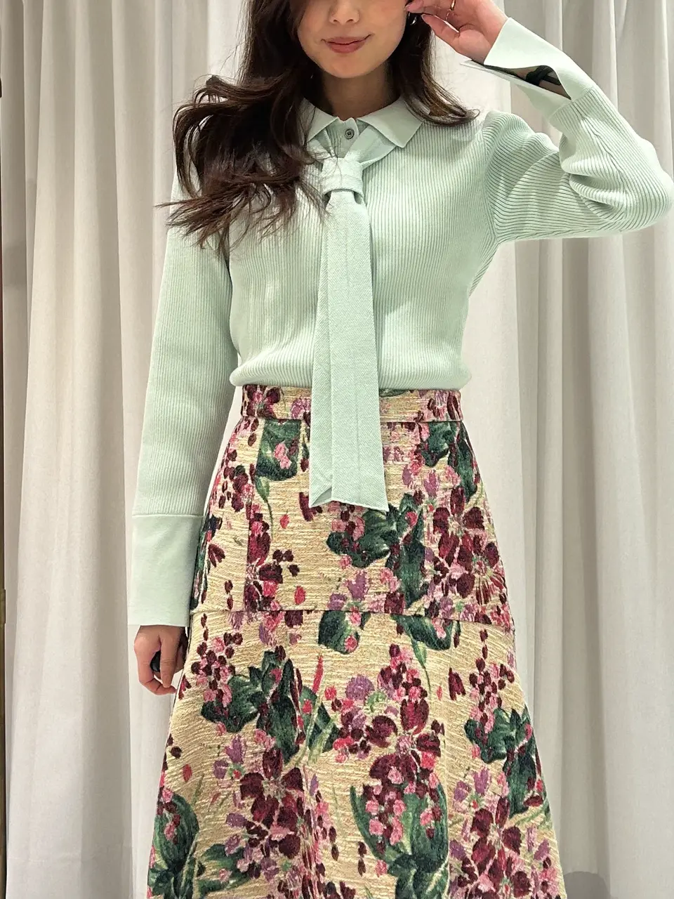 GRACE CONTINENTAL 志田　悠 コーディネート画像