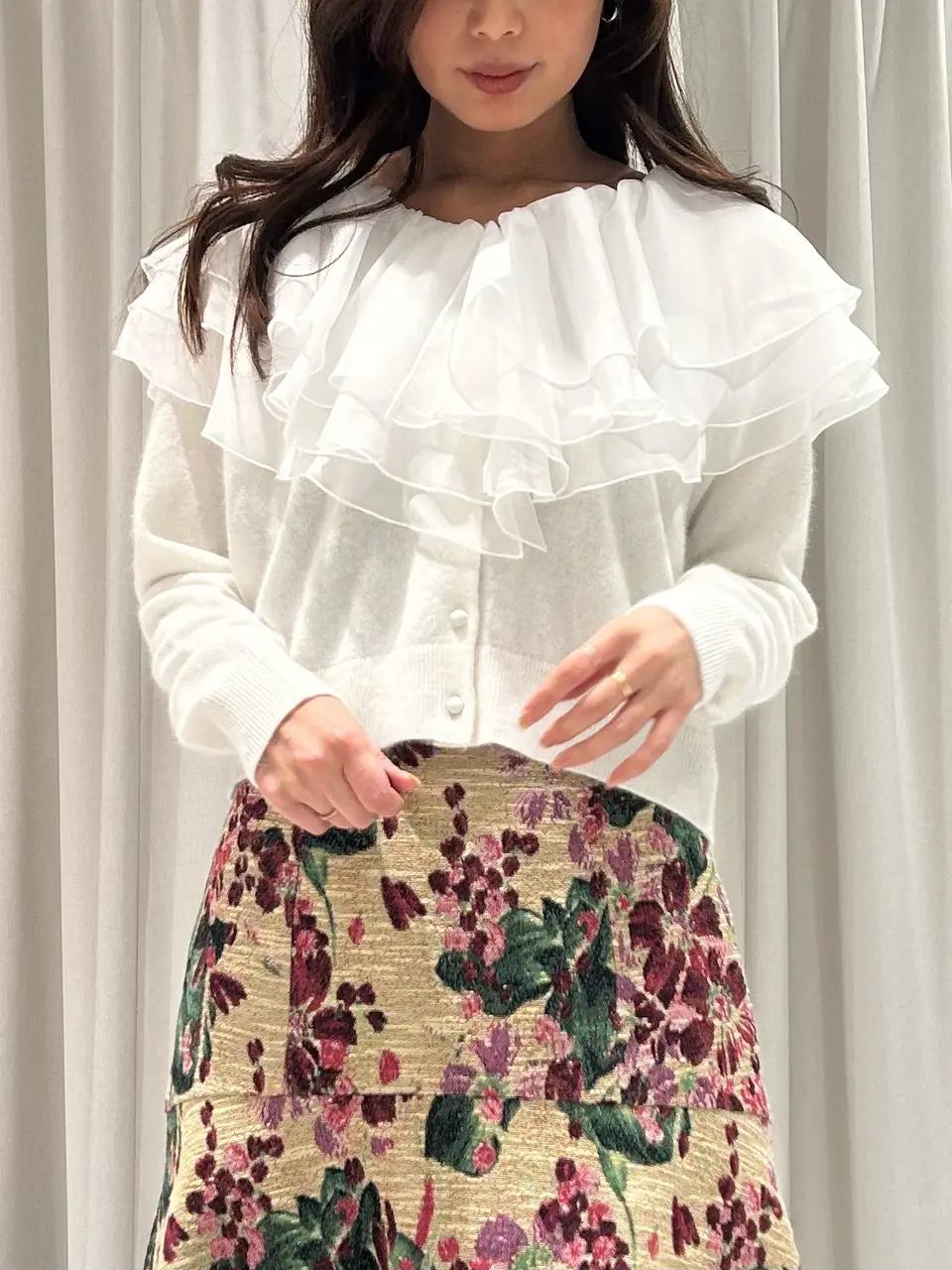 GRACE CONTINENTAL 志田　悠 コーディネート画像