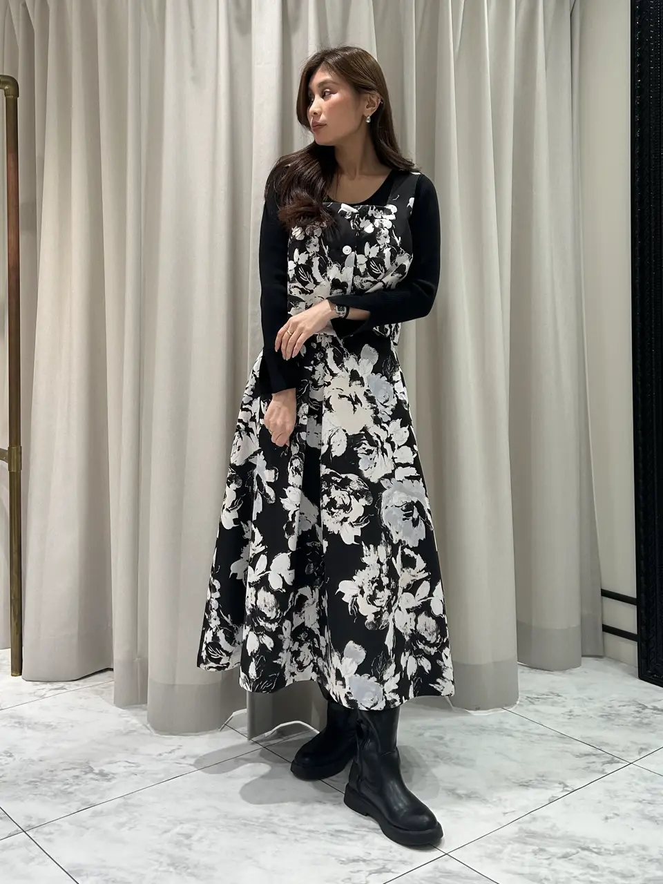 GRACE CONTINENTAL 志田　悠 コーディネート画像